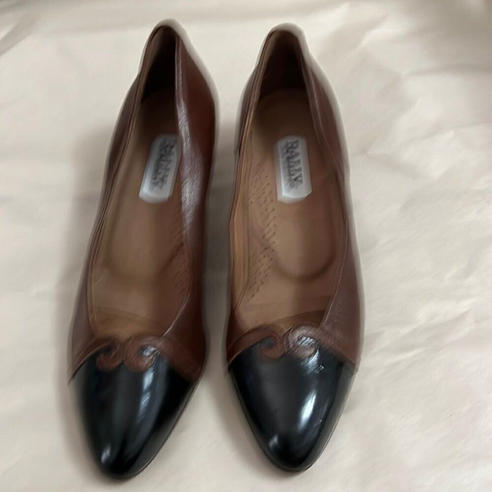 BALLY NAPPA FLEX LEATHER PUMPS SIZE 8M